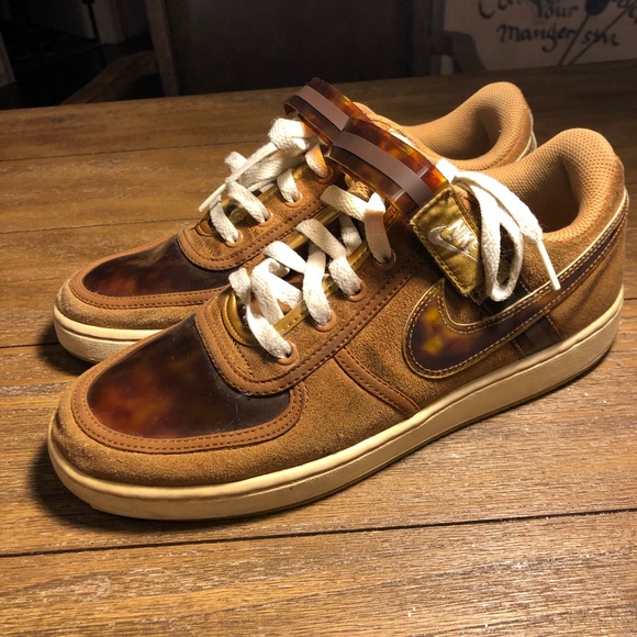 Vintage Nike - Vandal low dark cinder metallic gold tortoise shell ladies 10 BOX - Picture 3 of 9